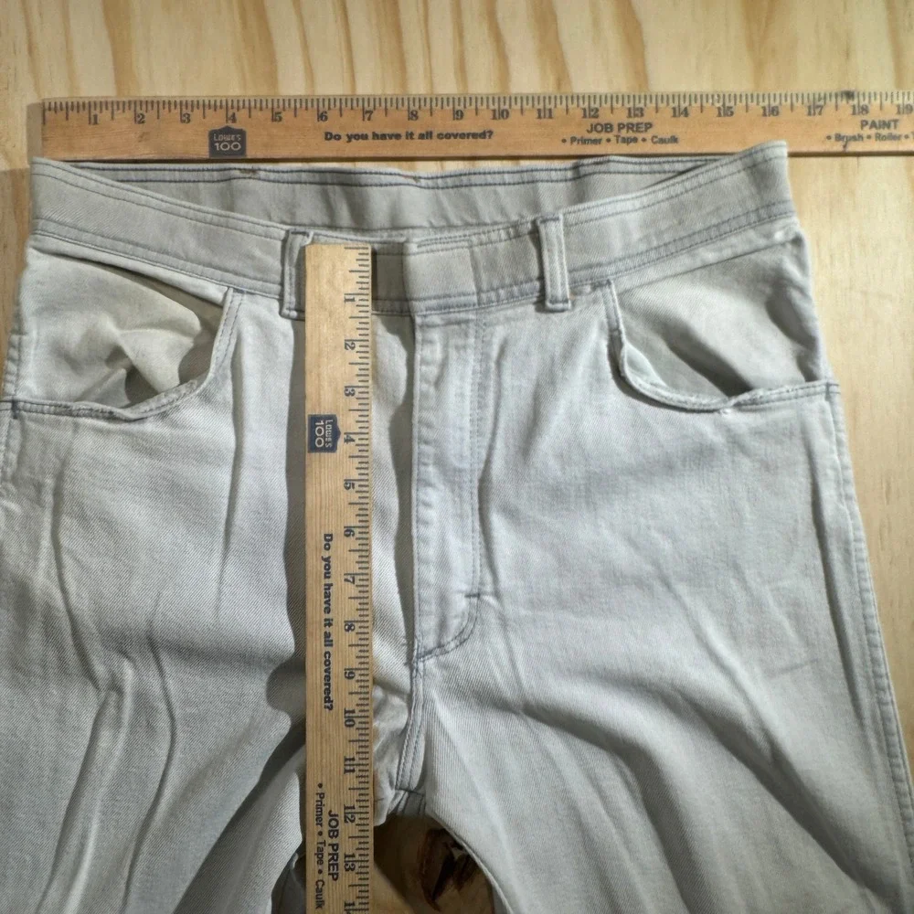 Wrangler Men's Vintage Made in USA Heavyweight Denim Bootcut Jeans White Wash 36
